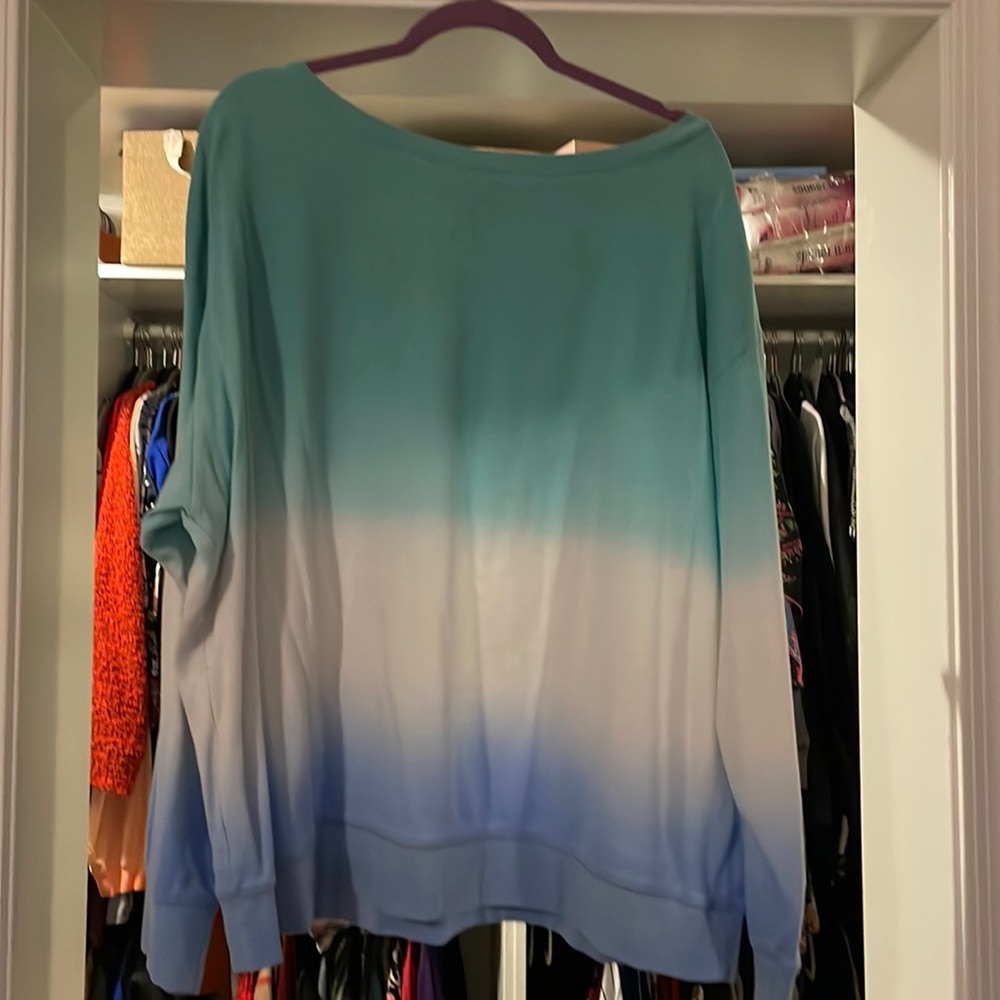Super comfy ombré lightweight sweater
